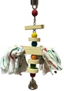 [000000002185]  Wooden Toy Cage Swing 24*10cm