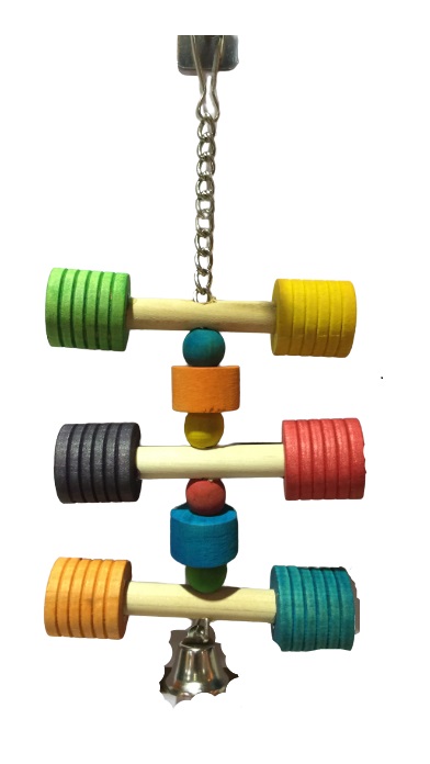 colorfull rope with bell 25*11cm
