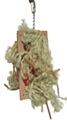 [000000002259] Skin orange wood rope toy 25*10cm