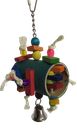 [000000002285] Drum shape wooden bell toy 20*9cm
