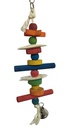[000000002295] random blocks Colorful Wooden Bird Toys 27*8cm