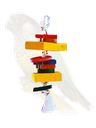 [000000002005] wooden toy with Rope 28*10cm