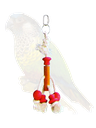 [0000000020466] Colorful Wooden Bird Toy 37*9cm