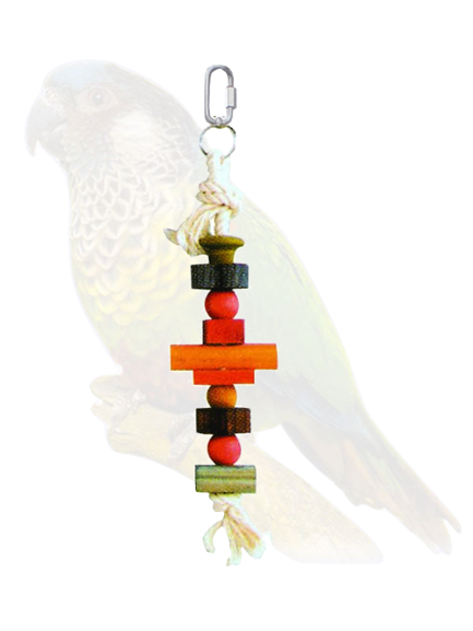 colorfull hanging wooden toy 44*12cm