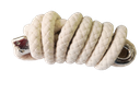 [10051] 14mm Thick Cotton Horse Lead Rope WB 2.5m White
