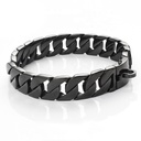 [693245BXS] Black Color stainless steel dog chain collar w:3.2cm, l:45cm