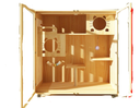 [1158202025123] Cat Villa L120Cm*W60Cm*H120Cm