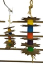 [0000000023450] Colored Wooden Bird Toys