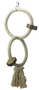 [6971555928641] Double Circle bird Toy 37*20