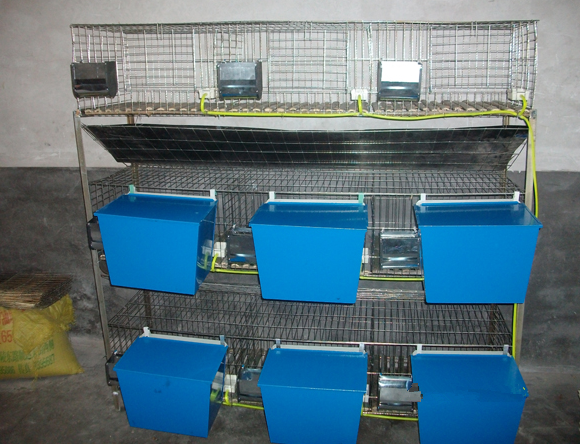 Electric Galvanized Rabbit Cage 200*150*60 Cm
