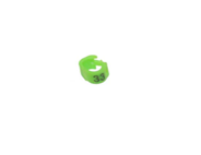 Plastic Clip Ring 3MM WHITE 1-50