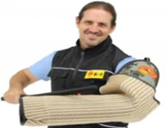 German Style Desert Green Canvas Arm Protection Left