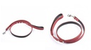 [8014302210335] Leash Spiky 2X120Cm Red