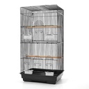 [69005552] Luxury Bird Square Cage without Stand 71.5*38*78