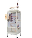[1158202025106]  Macaw Parrot Cage L60cm*W58cm*H175cm Transparent
