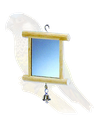 [0000000020084] Mirror with bell wooden frame
