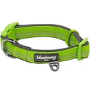 [8014302180706] Padded Leather Collar Soft Red Colorato