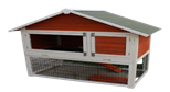 Luxury Wooden Rabbit Hutch House 120*67*131cm