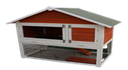 [2020070395] Luxury Wooden Rabbit Hutch House 120*67*131cm