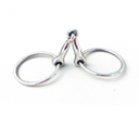 [0503135] Stainless Steel Ring Snaffle Bit 135mm