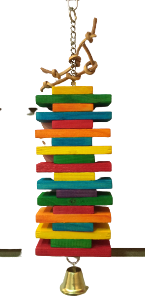 colored wooden toy