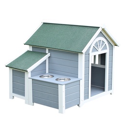 [6912001060110] Solid Wood Dog House Size: 120*106*110cm
