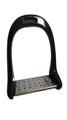 [3111] Aluminium Stirrup Black 12cm