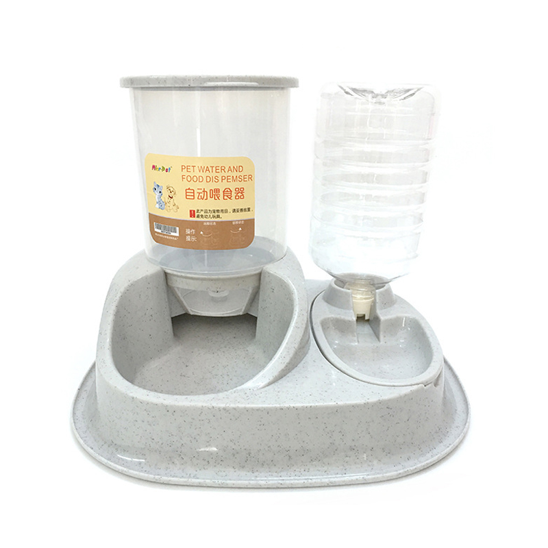 4L Food Container + 2.5L Water Dispenser Grey