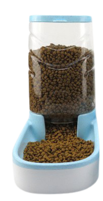 3.8L Pet Food Dispenser 31*17*22cm Light Blue