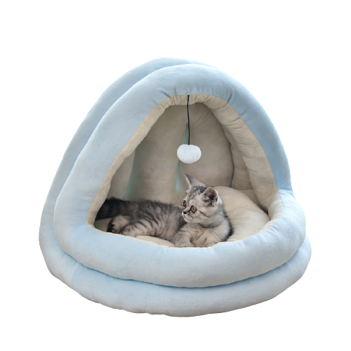 Cat Nest 44*38*38cm Shark Dark Blue 