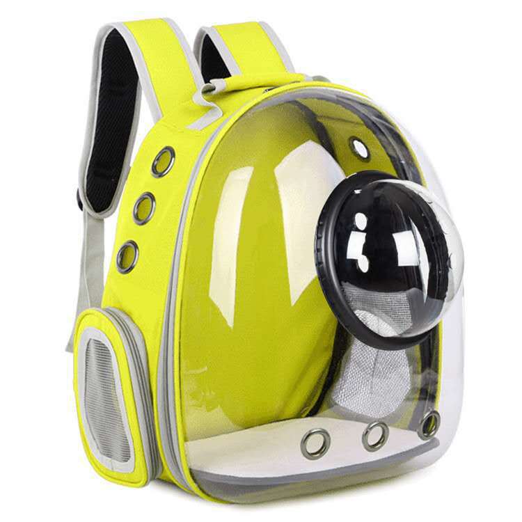 Transparent Pet Backpack L31cm*W28cm*H42cm pink
