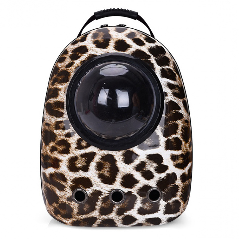 Pet Backpack L33cm*W22cm*H42cm Leopord Color