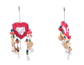 bird toy with beeds large