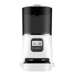 [69205225340BW] 6L Auotomatic Pet Food Feeder White Button Version