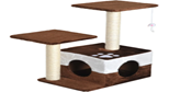 [3031] Cat Tree Square House 2 Stands 43*33*71 cm