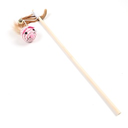 [6920210508303] Cat Wand Natural Ball With Feather