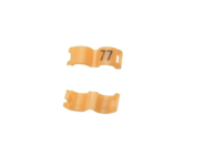 [4833270] Plastic Clip Ring 2.7MM ORANGE 1-25