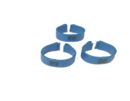 [48311400] Plastic Clip Ring With Number 14MM Blue