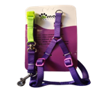 [1942] Light Leash + Harness Multifunction 10 mm Purple