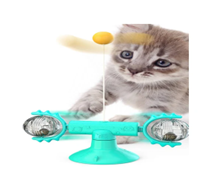 [6915884306107] Meow Planet Windmill Shaped Cat Toy